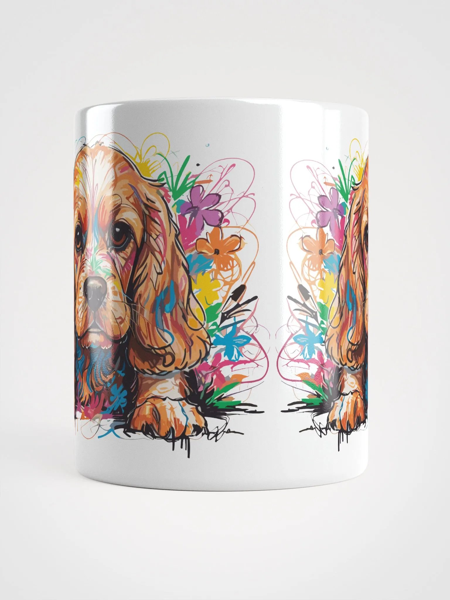 Scribbles Cocker Spaniel 6 , Mug product image (10)