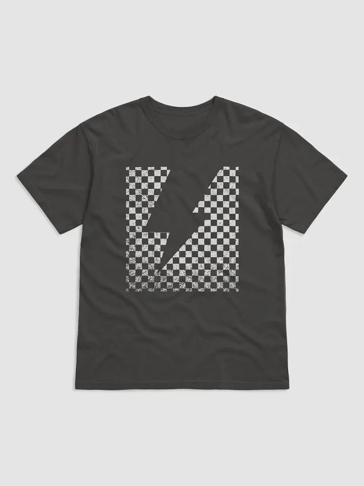Lightning Bolt on a Checkerboard | Cute Retro-Style Trendy Aesthetic T-Shirt | Retro Rock Music-Inspired Unisex Tee product image (15)