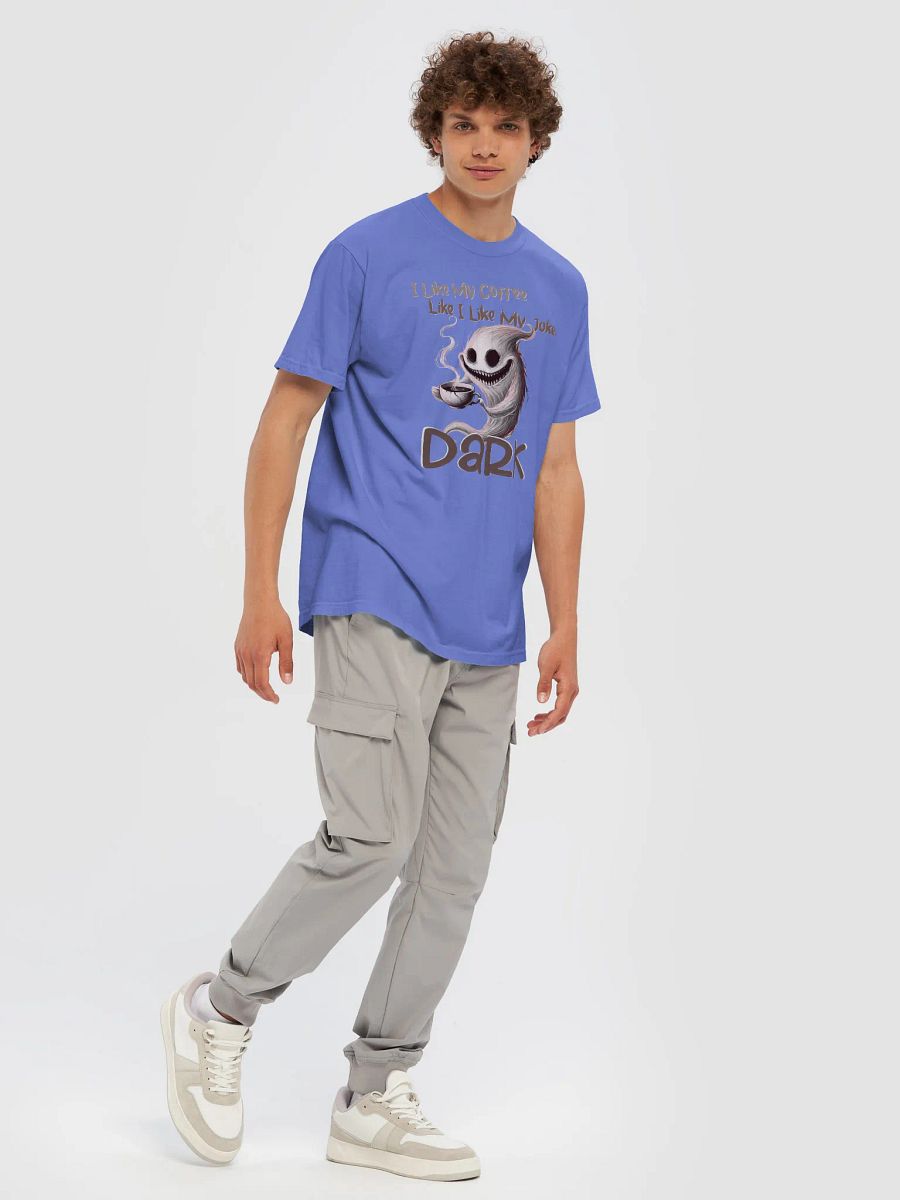 "I Like My Coffee Like I Like My Jokes... Dark" Comfort Colors Garment-Dyed Heavyweight Tee product image (94)