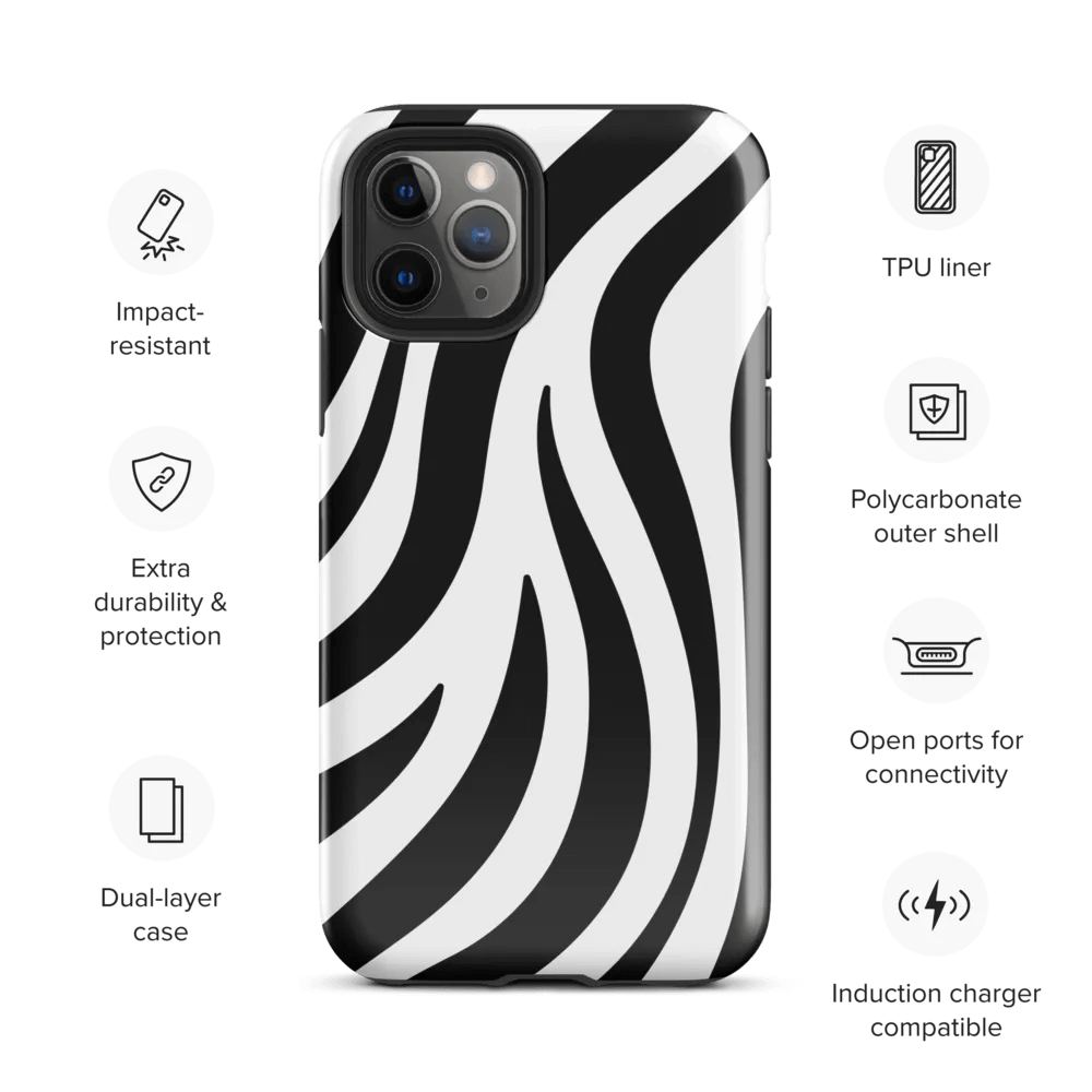 Zebra Print iPhone® Tough Case product image (3)