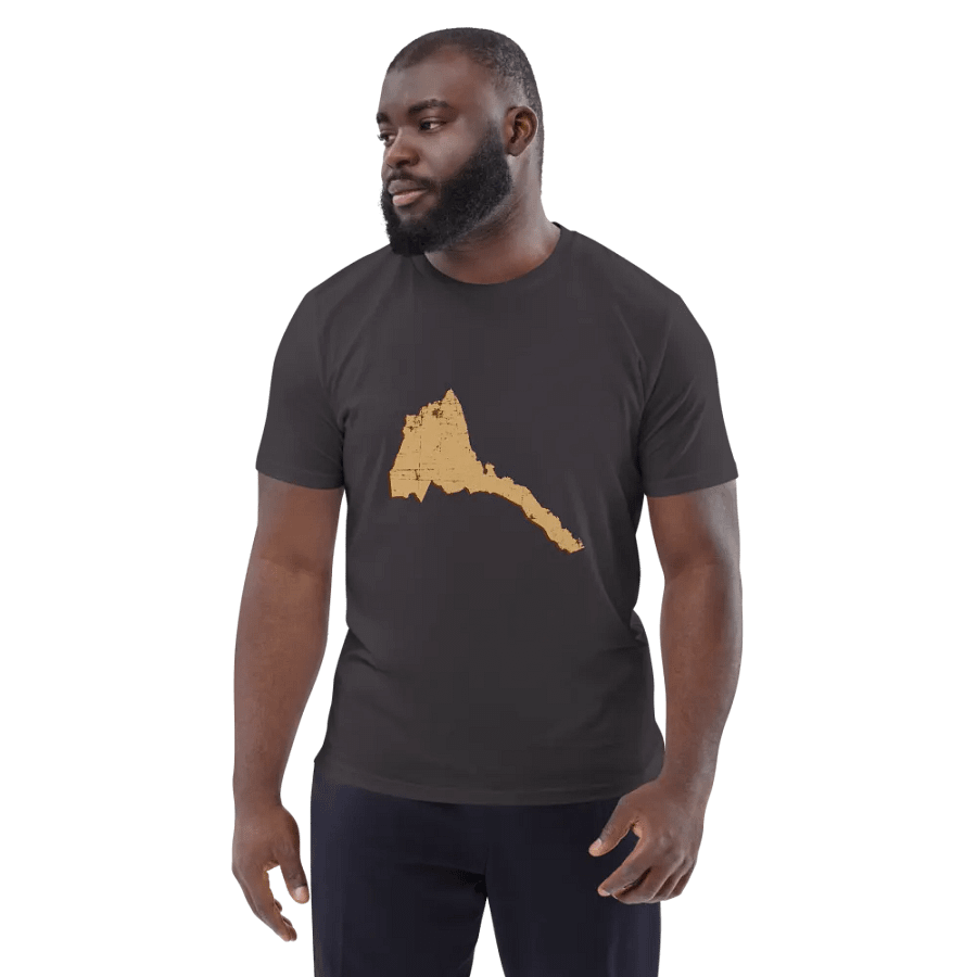Vintage Eritrea Map Organic Tee product image (137)