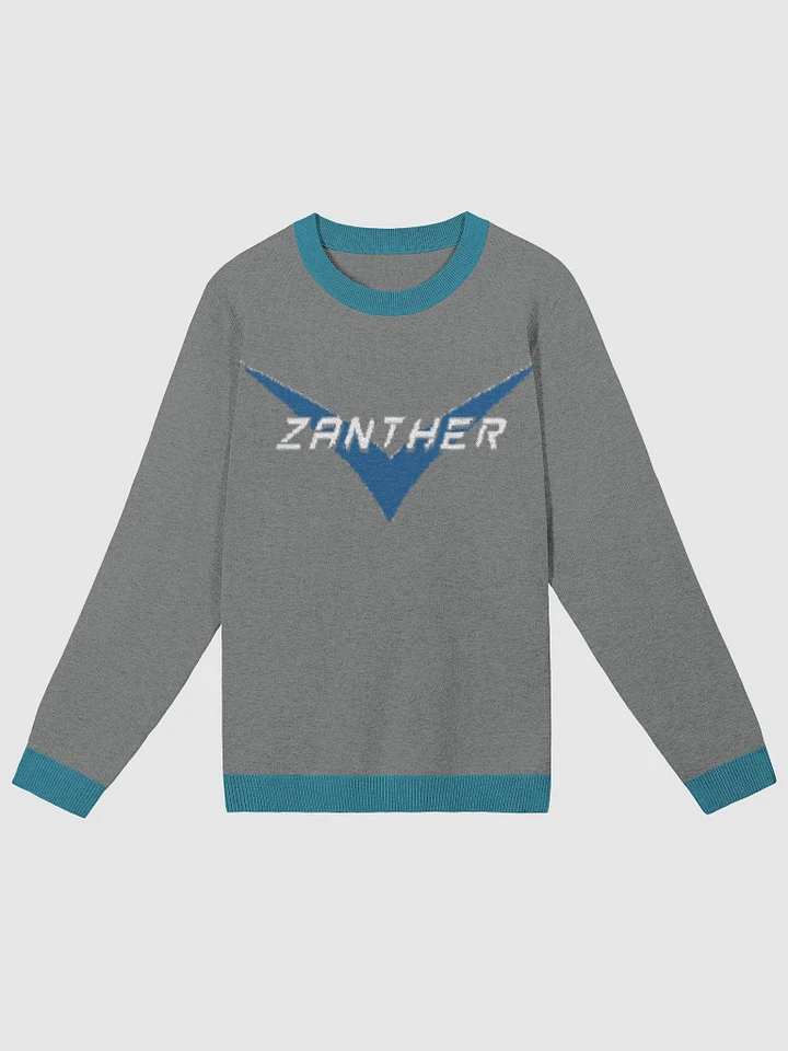 Knitted Zanther Crewneck Sweater (Dark Grey) product image (4)