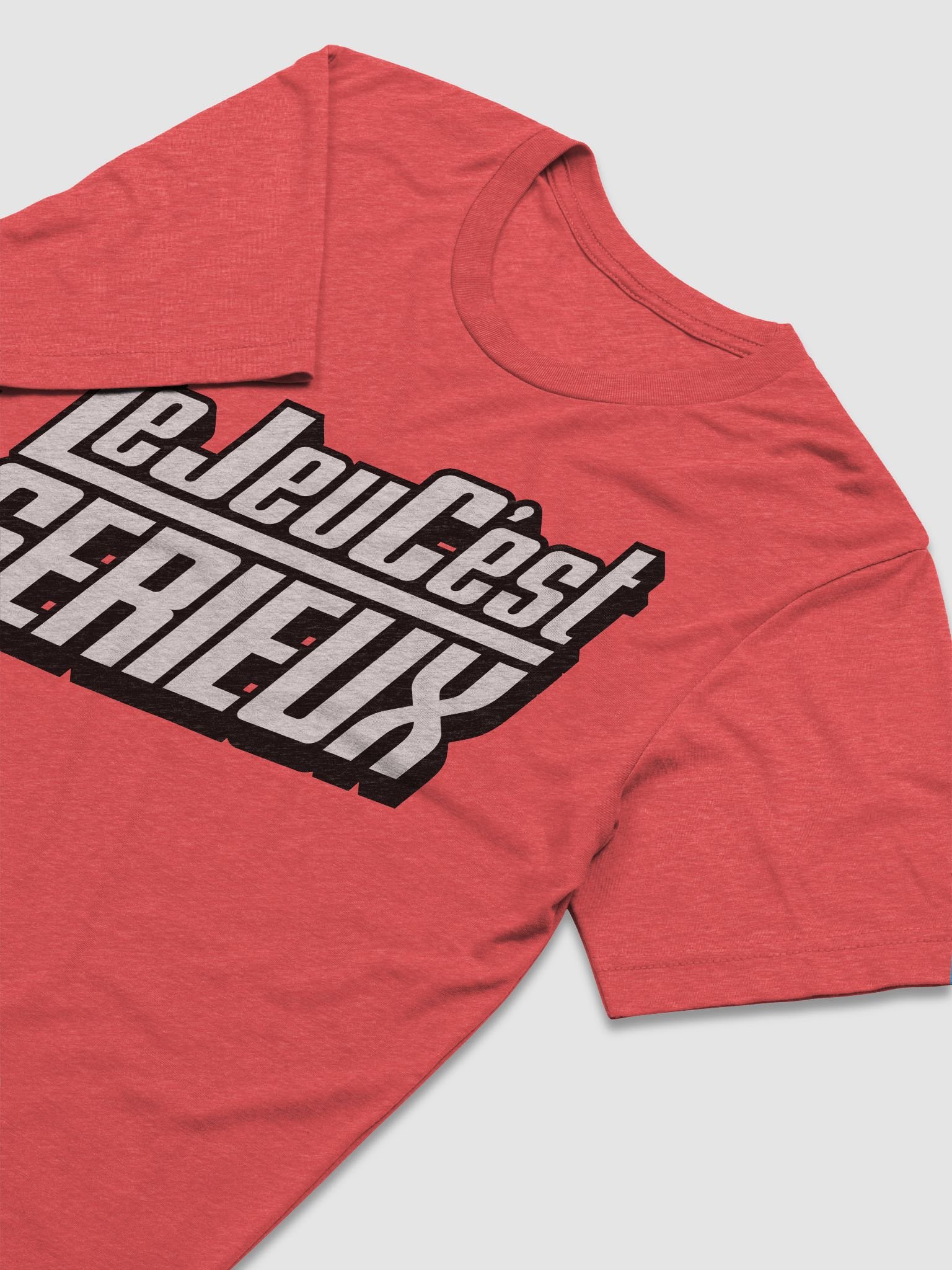 Le Jeu C'est Sérieux 3D – T-Shirt product image (6)
