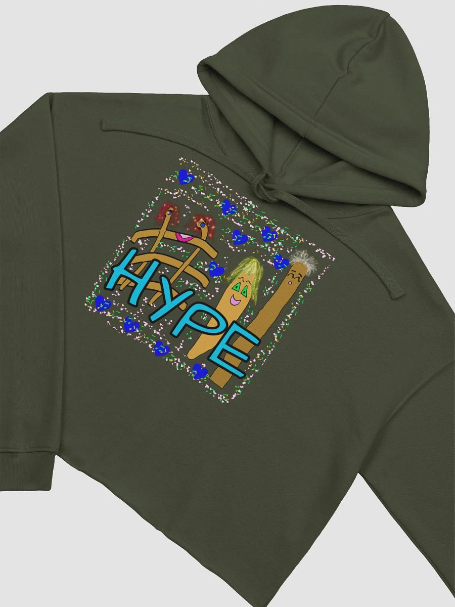 Hype Fries Fleece Crop Hoodie product image (10)