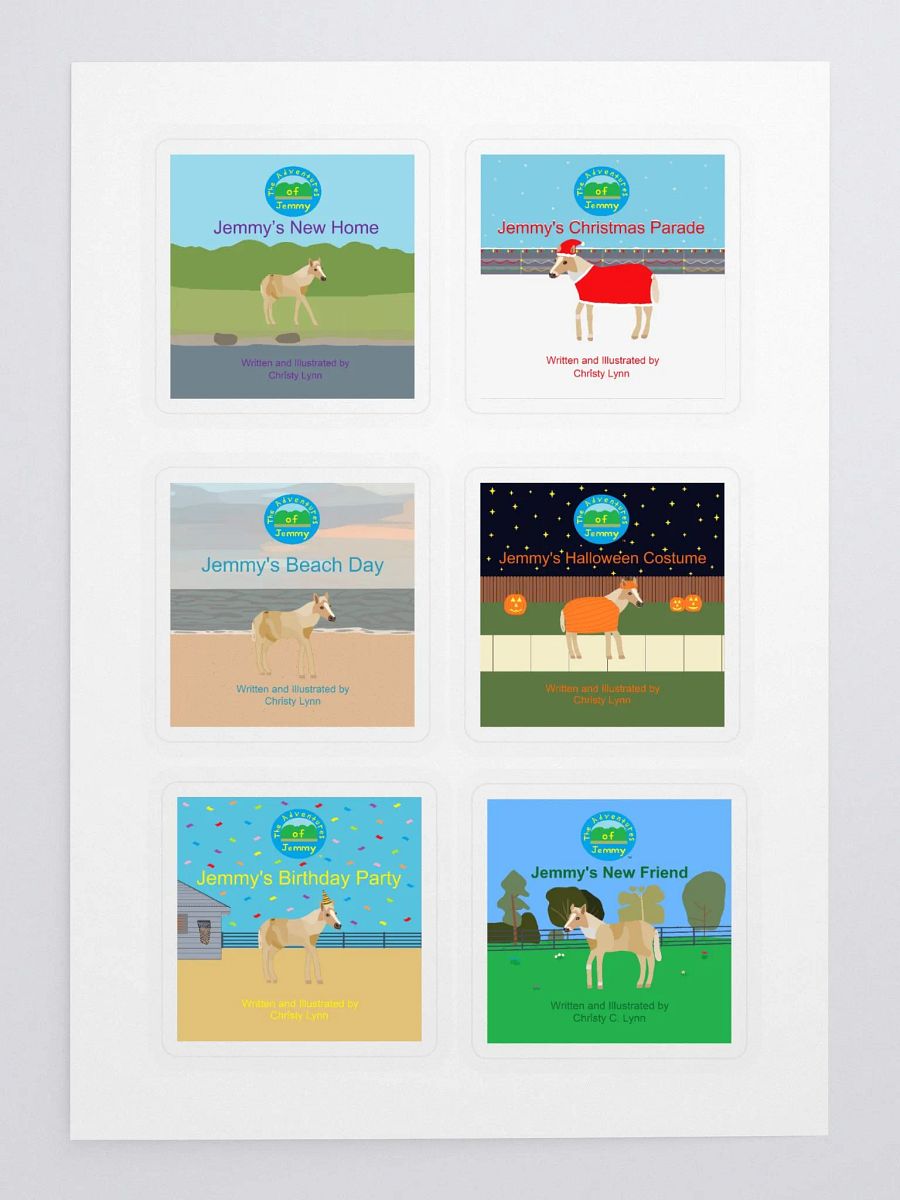 Jemmy Book Cover Sticker Sheet product image (3)