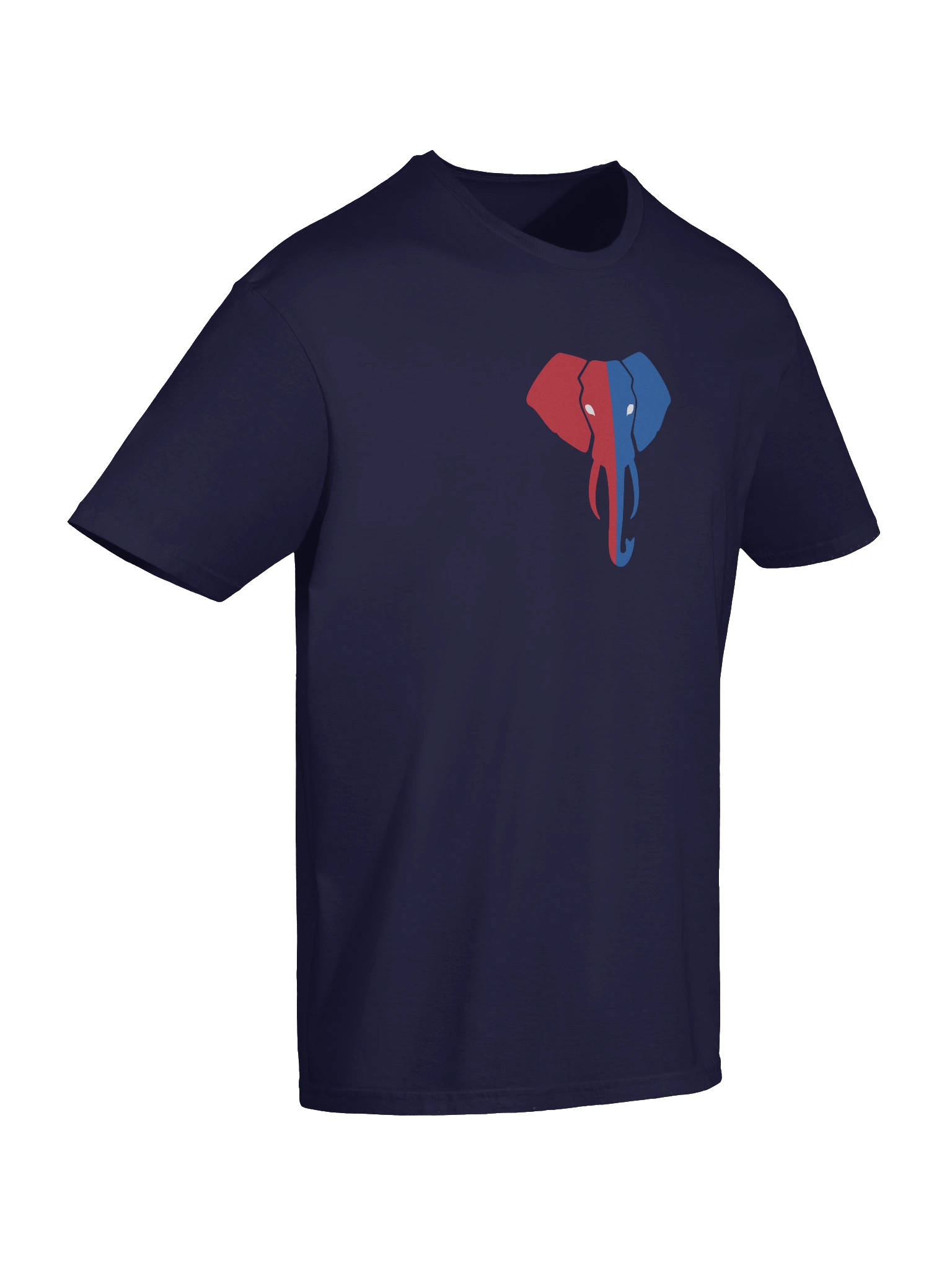 Royal Red Blue United Elephant T-Shirt product image (10)