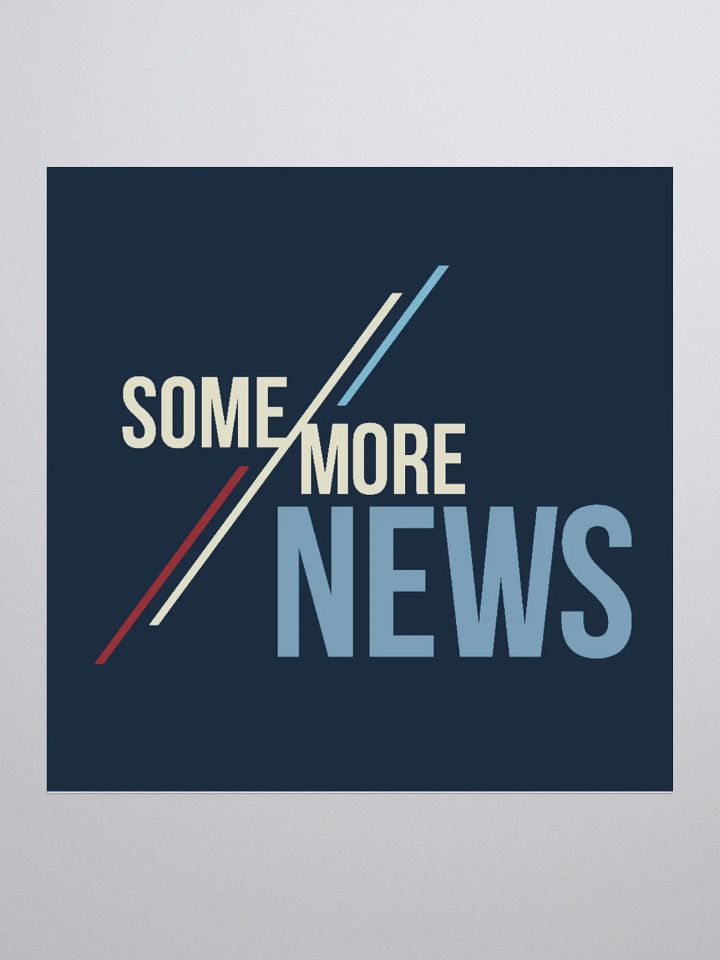 Some More News Stickers (Blue) product image (1)