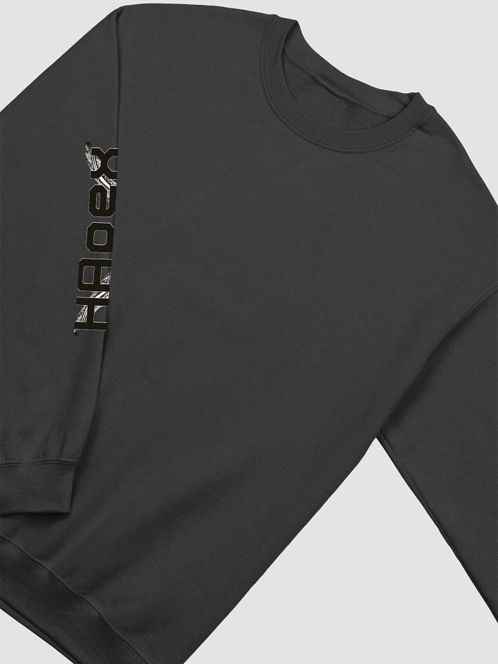 Classic Crewneck Sweatshirt - Black HApex Gear White Logo product image (5)
