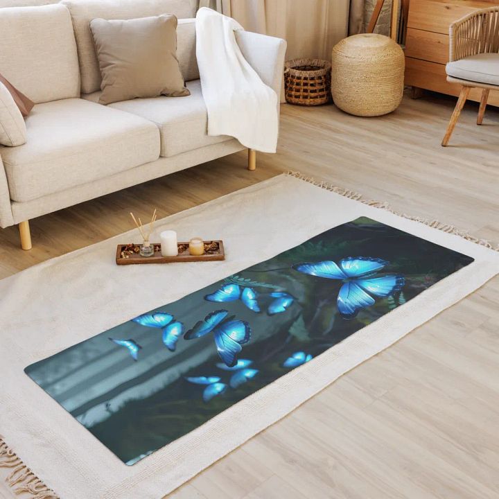 Luminescent Butterflies Yoga Mat product image (1)