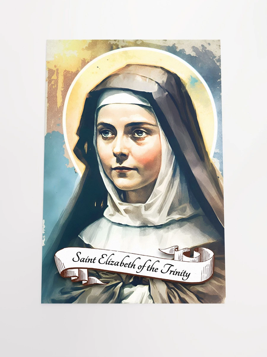 Saint Elizabeth of the Trinity Patron Saint of Sick Persons, Loss of Parents, Matte Poster product image (3)