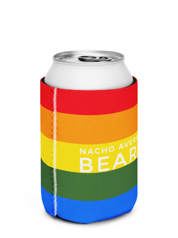 Coozie Can Cooler (Design: Nacho Average Beard) product image (3)
