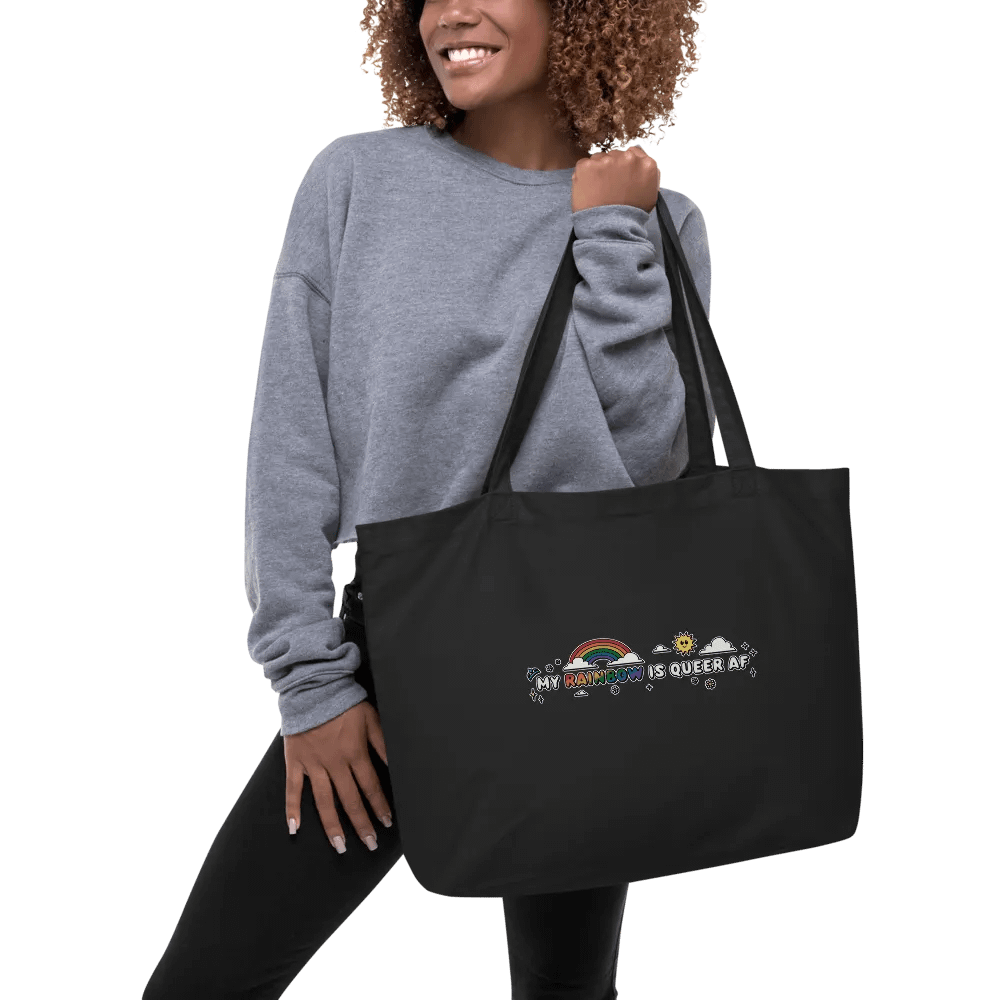 My Rainbow is Queer AF Tote Bag product image (6)