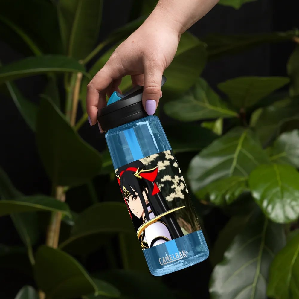 "Spring" Symmetrical Warrior Anime Water Bottle product image (5)
