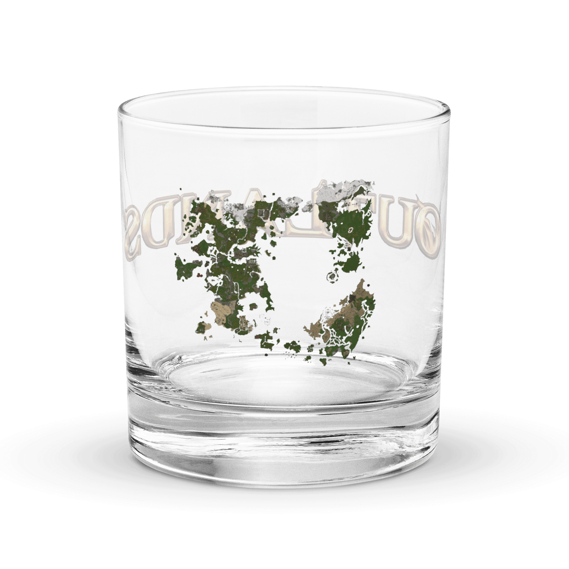 UO Outlands Map Whiskey Glass product image (2)