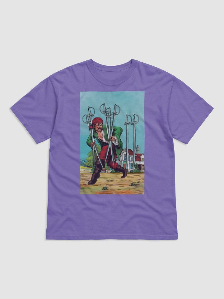 7 of Swords Tarot T-shirt product image (2)