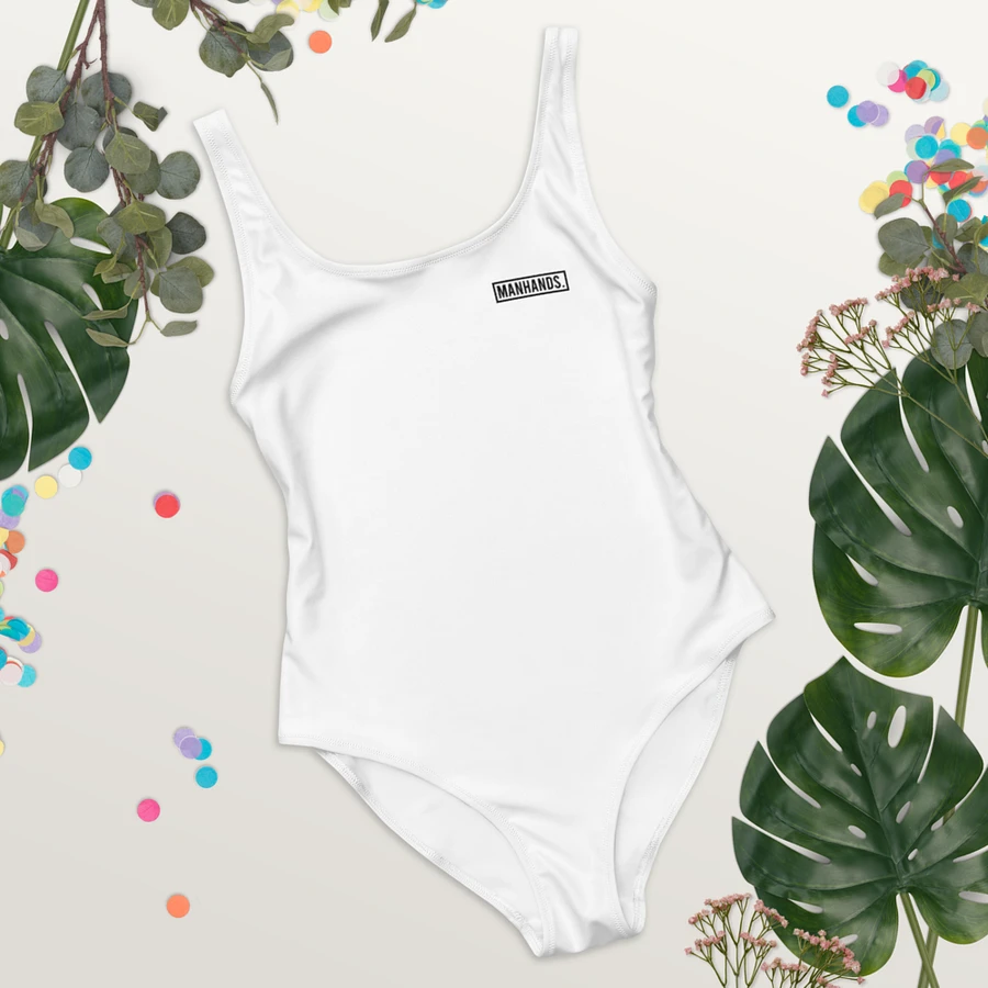 One-Piece Swimsuit by MANHANDS. (White) product image (8)