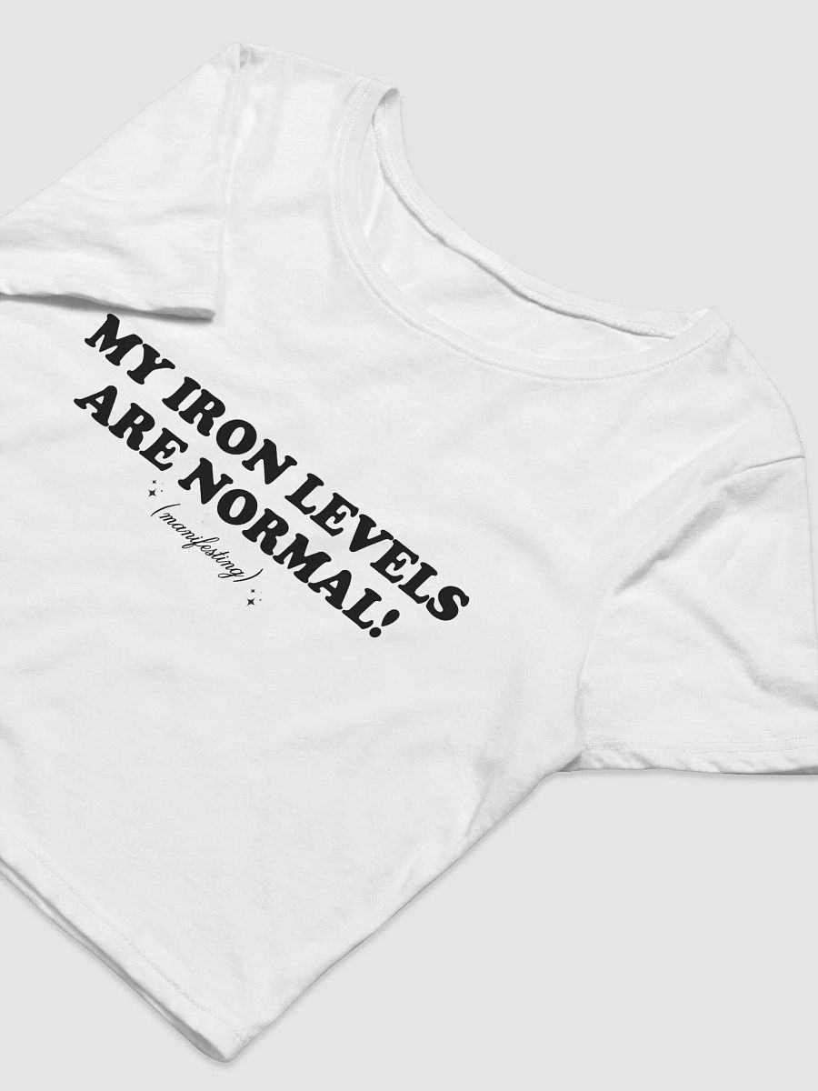 Iron Levels Baby Tee product image (5)