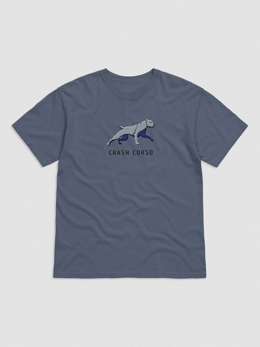 Crash Corso T-Shirt(Embroidered) of a Cane Corso(Blue) product image (4)