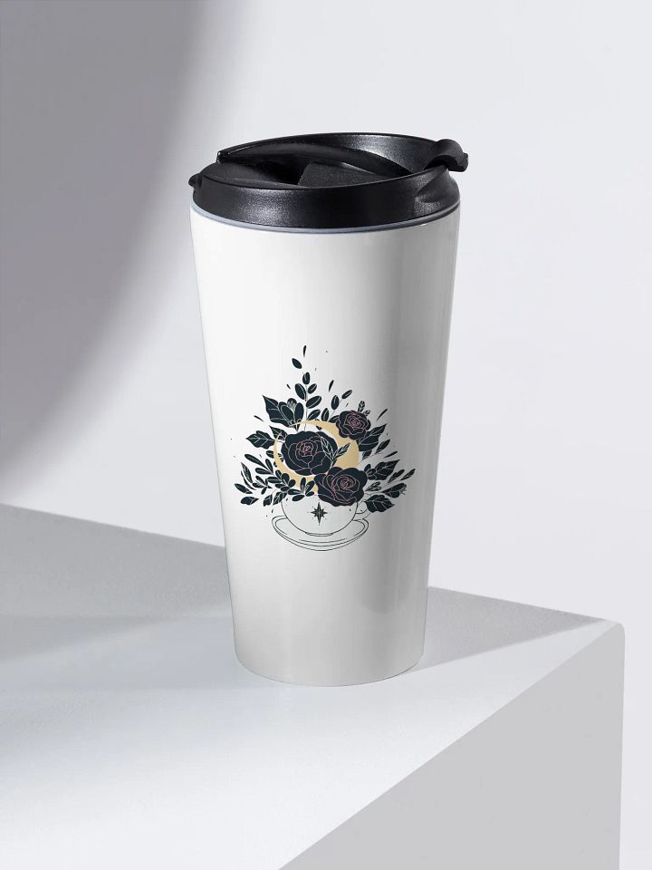 JeffBrutlag Florals and Moon Logo Travel Mug product image (2)