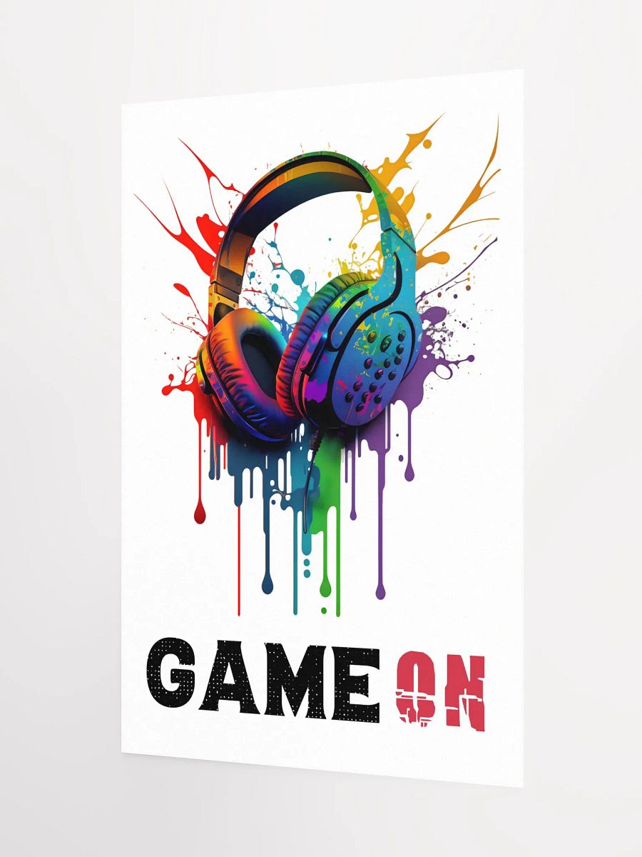 Game On: Gamers Headphone – Splattered Paint Edition product image (7)