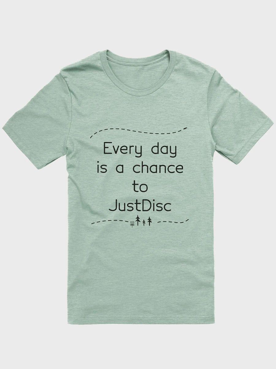 JustDisc Every Day - Gildan Unisex Softstyle T-Shirt (Black Logo) product image (1)