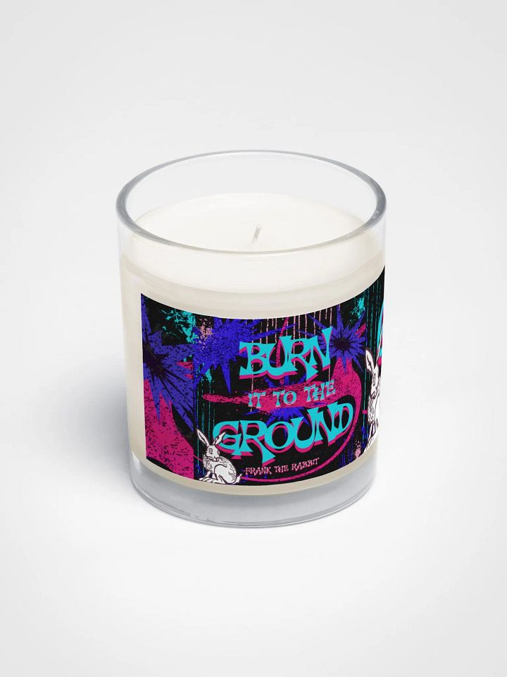 burn it to the ground, bunny rabbit Chaos & Calm Soy Wax Candle product image (2)