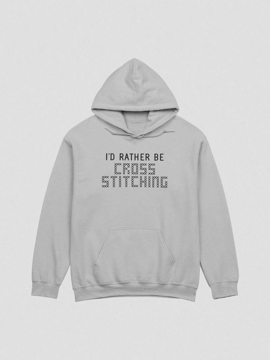 I'd Rather Be Cross Stitching Unisex Hoodie product image (1)