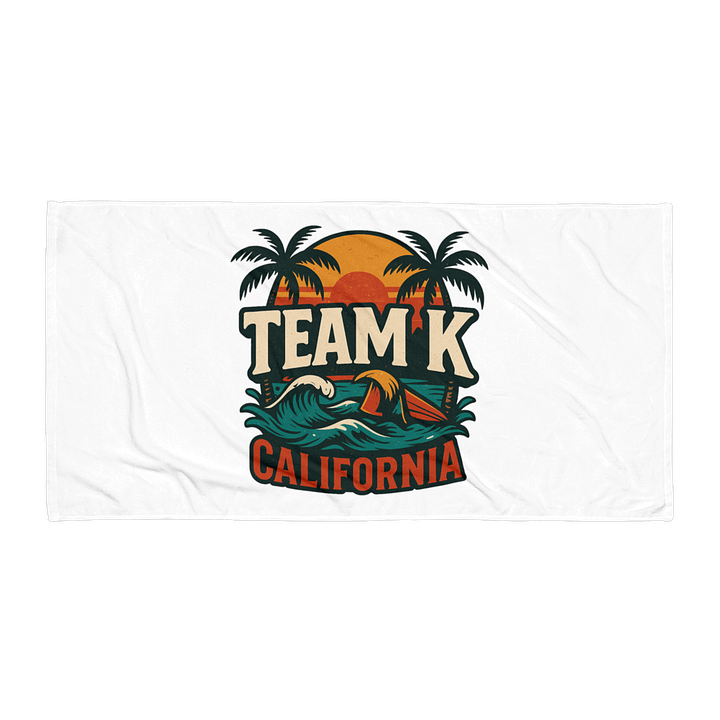 TEAM K CALIFORNIA Towel product image (1)