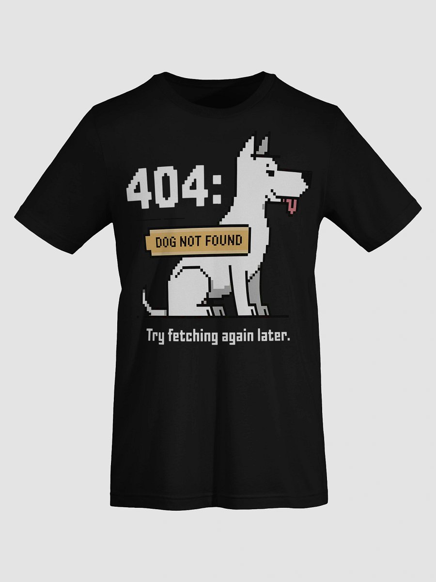 404: Dog Not Found Pixel Art T-Shirt product image (63)