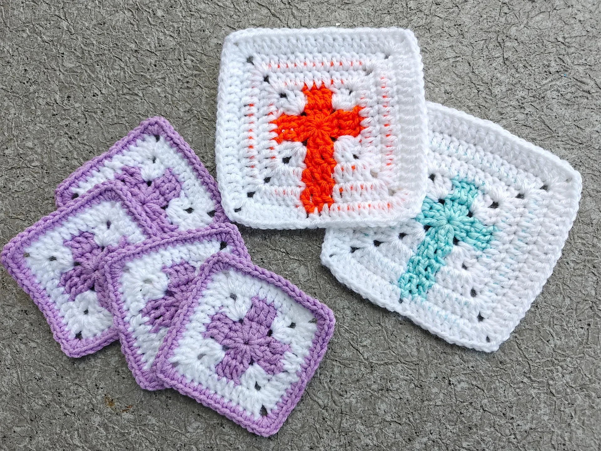 Crochet Cross Motif Block Pattern product image (5)