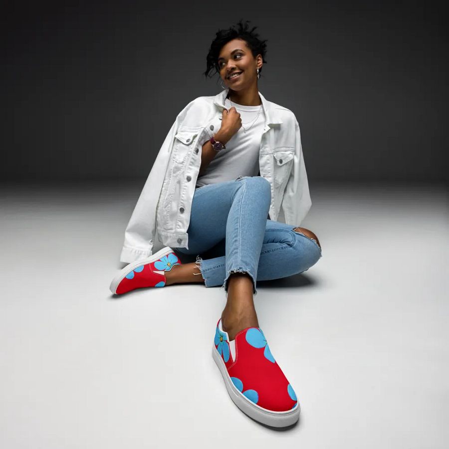 Blossom Bliss Women's Slip-Ons product image (7)