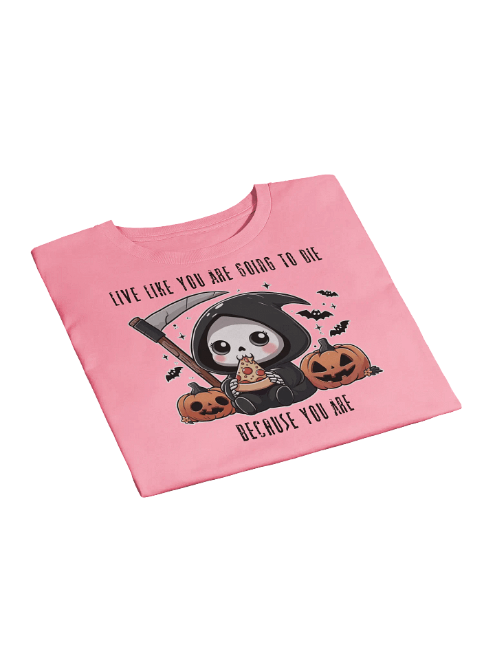 Grim Pizza Party Crop Top - Light Colors product image (2)