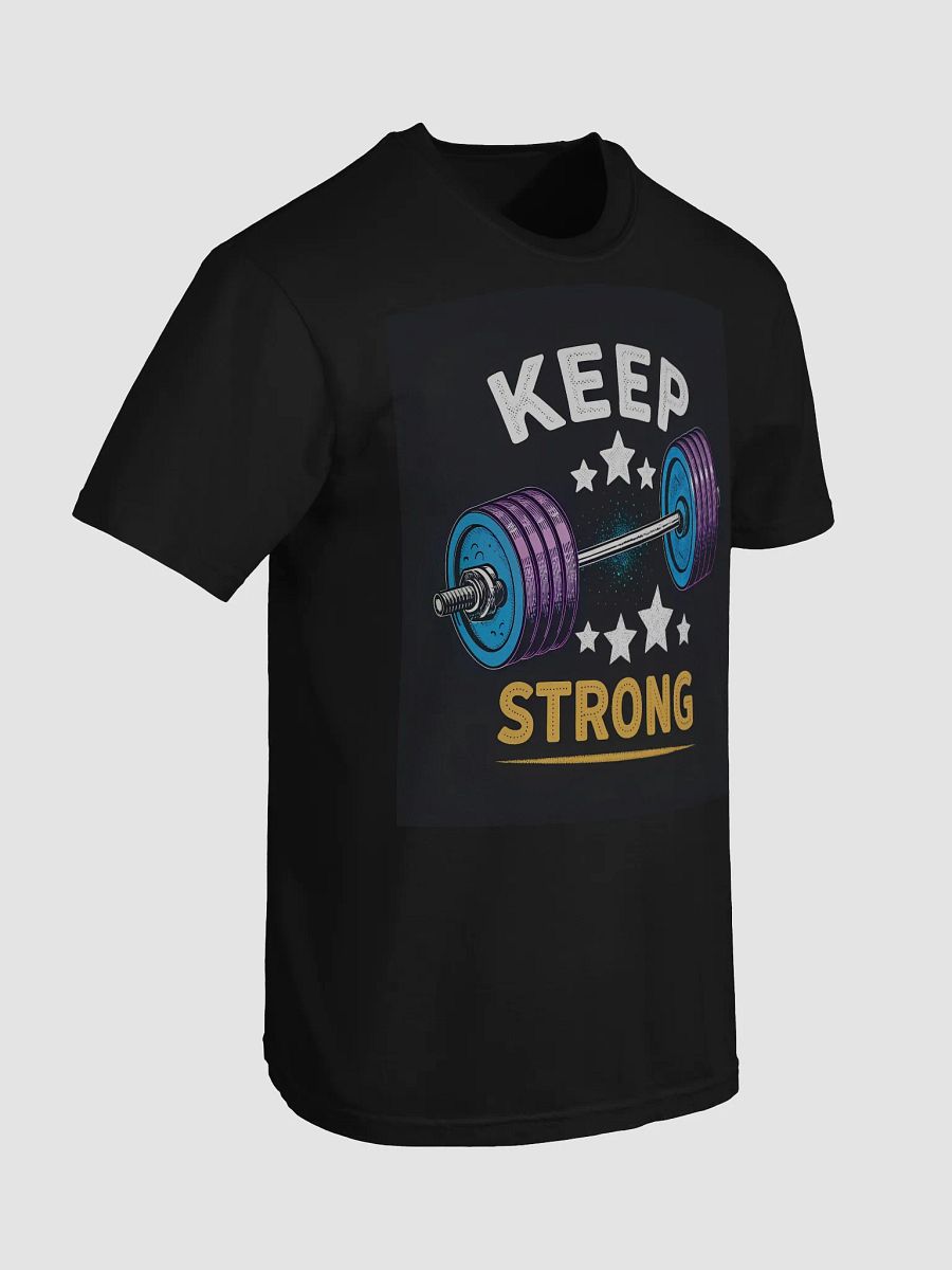 Keep Strong Barbell Stars T-Shirt product image (95)