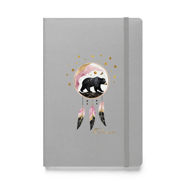 Pink and Gold Glitter Medicine Shield Bear Dreams Journal product image (1)