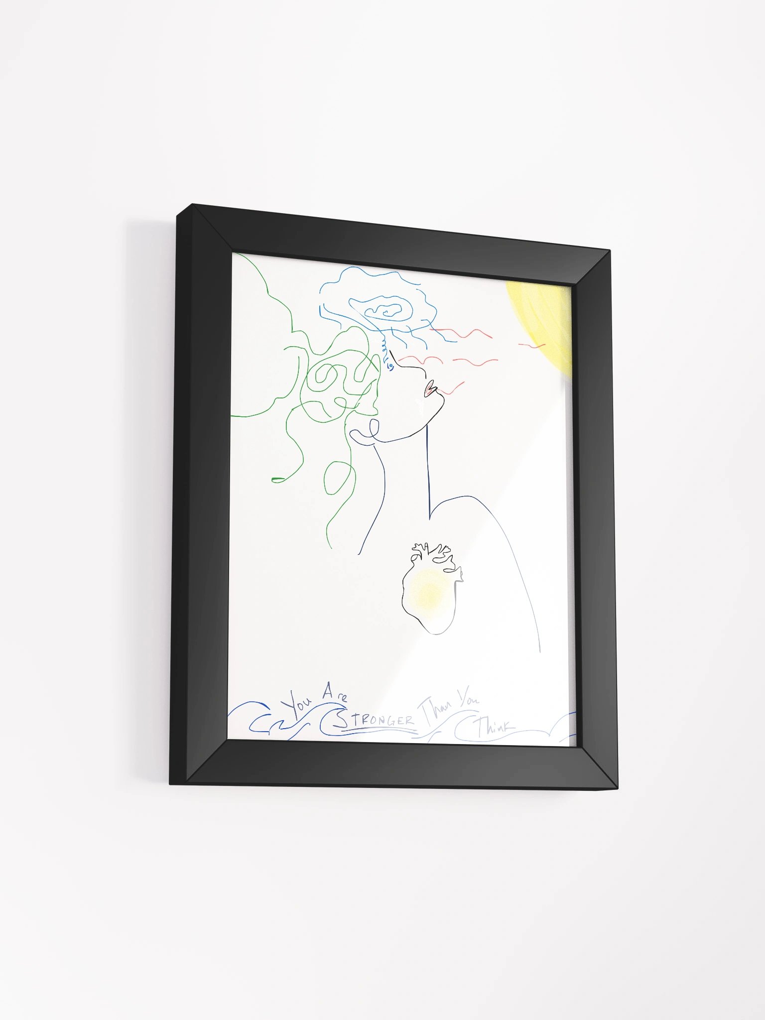 You Are Stronger Then You Think Poster - Thin Lines Edition product image (2)