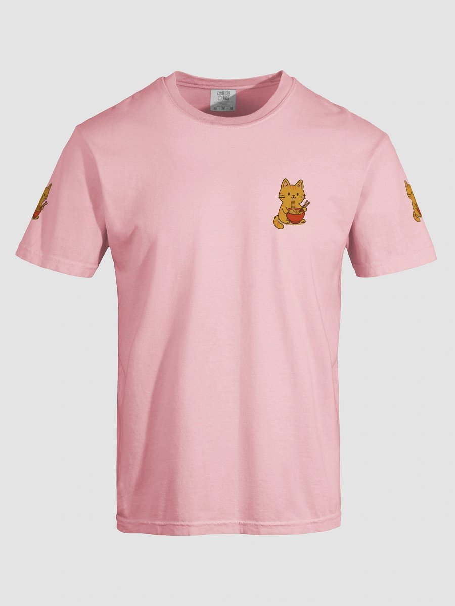 Noodle-Loving Feline Trio T-Shirt product image (5)