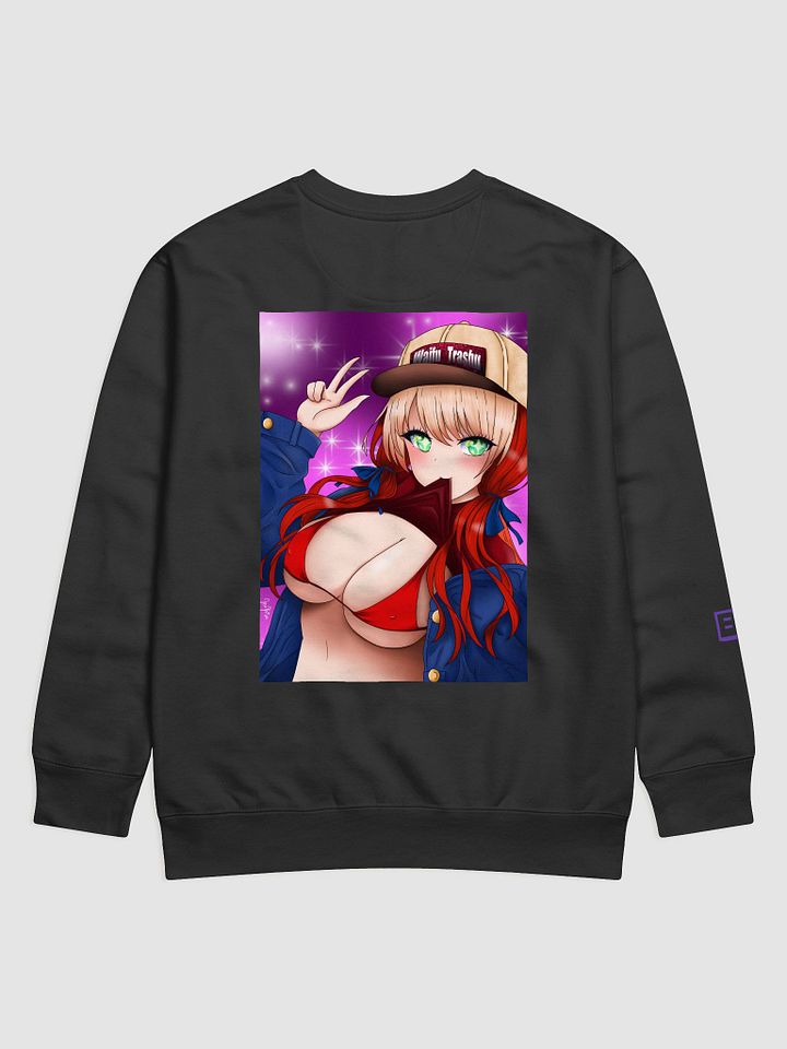 Glowing Waifu Trashu Sweatshirt product image (1)