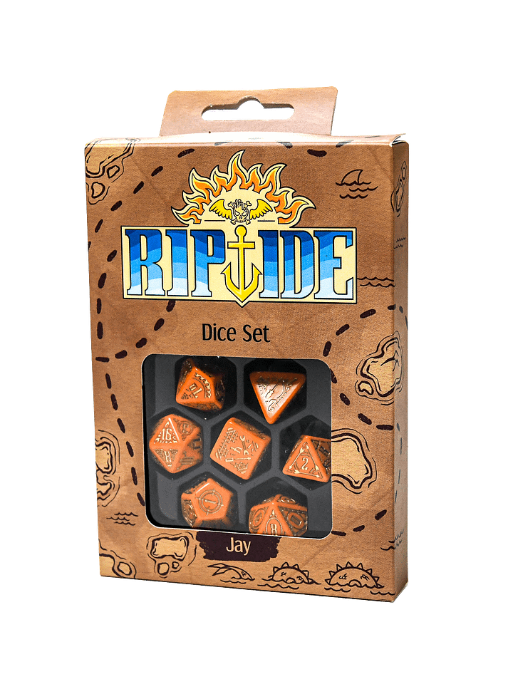 Jay Dice Set 7pcs - Riptide Character Dice product image (1)