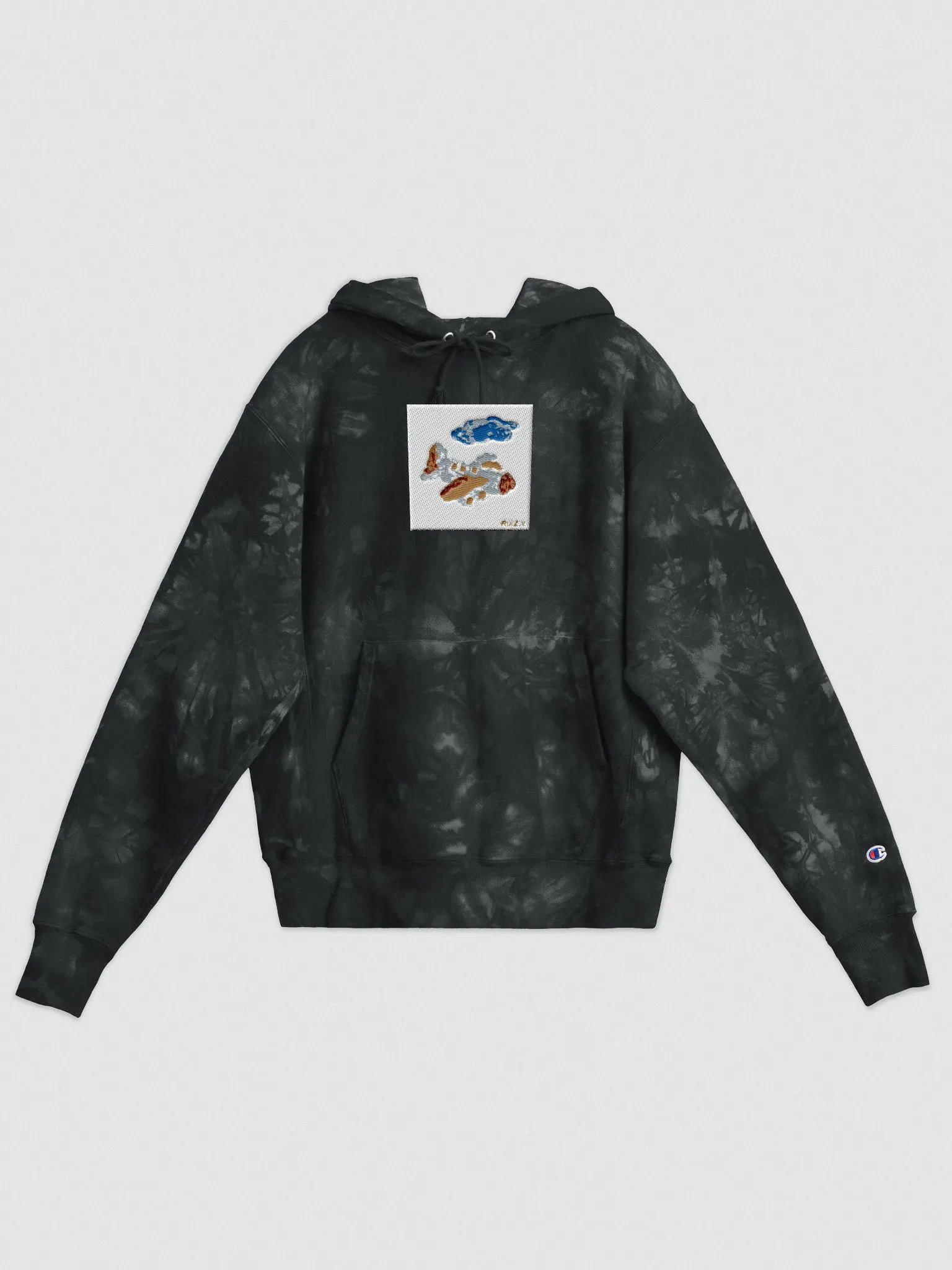 Kid Airplane (Champion Tie-Dye Hoodie) product image (1)
