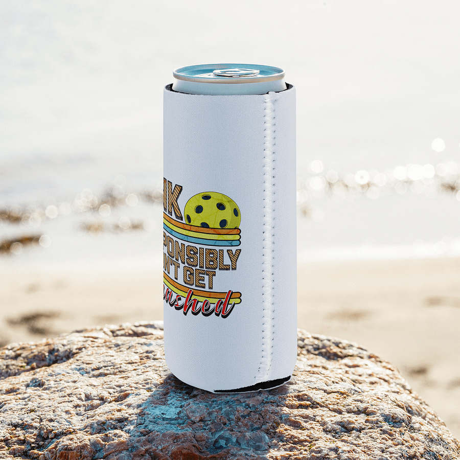Dink Responsibly Dont Get Smashed Pickleball Party Coozie product image (8)