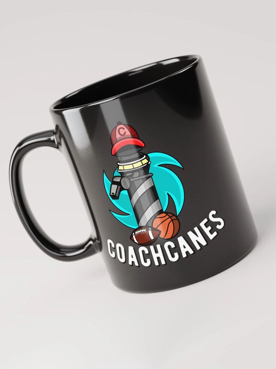 Logo V1 Black Glossy Mug product image (3)