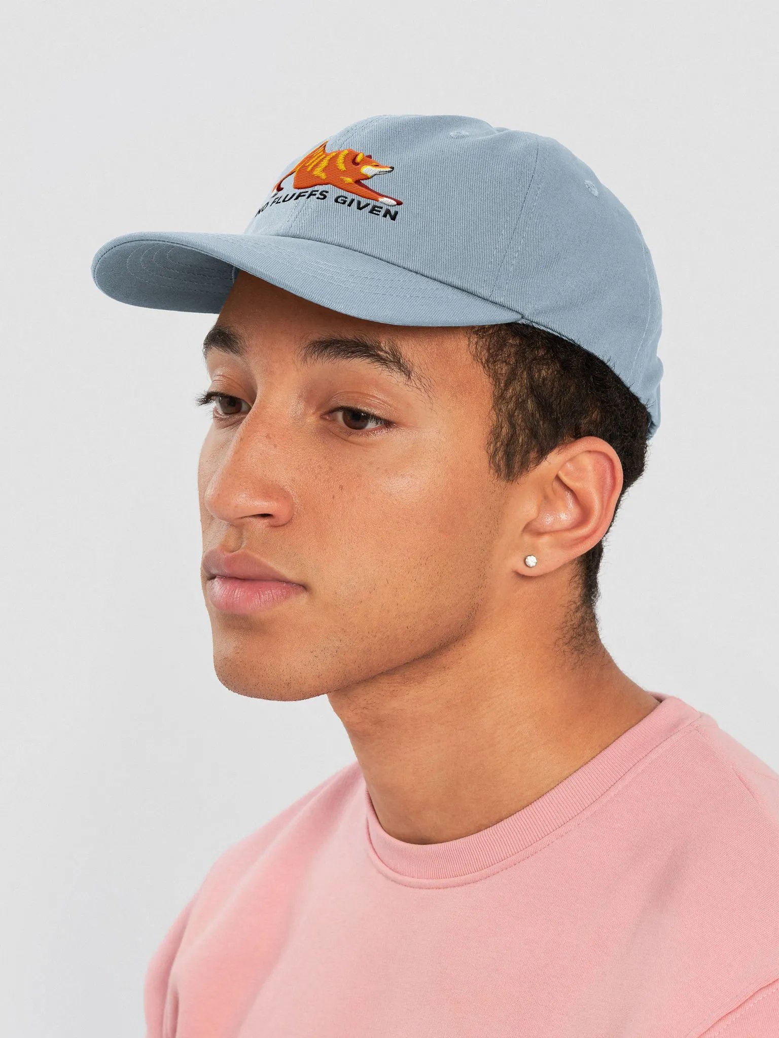 No Fluffs Given Classic Dad Hat(Embroidered) of a Shiba Inu product image (12)