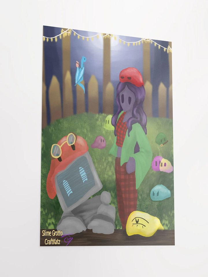 Slime Grotto Paper Poster product image (2)
