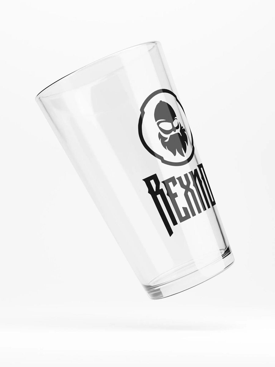 REXNOR Pint Glass (Black Logo + Text) product image (4)