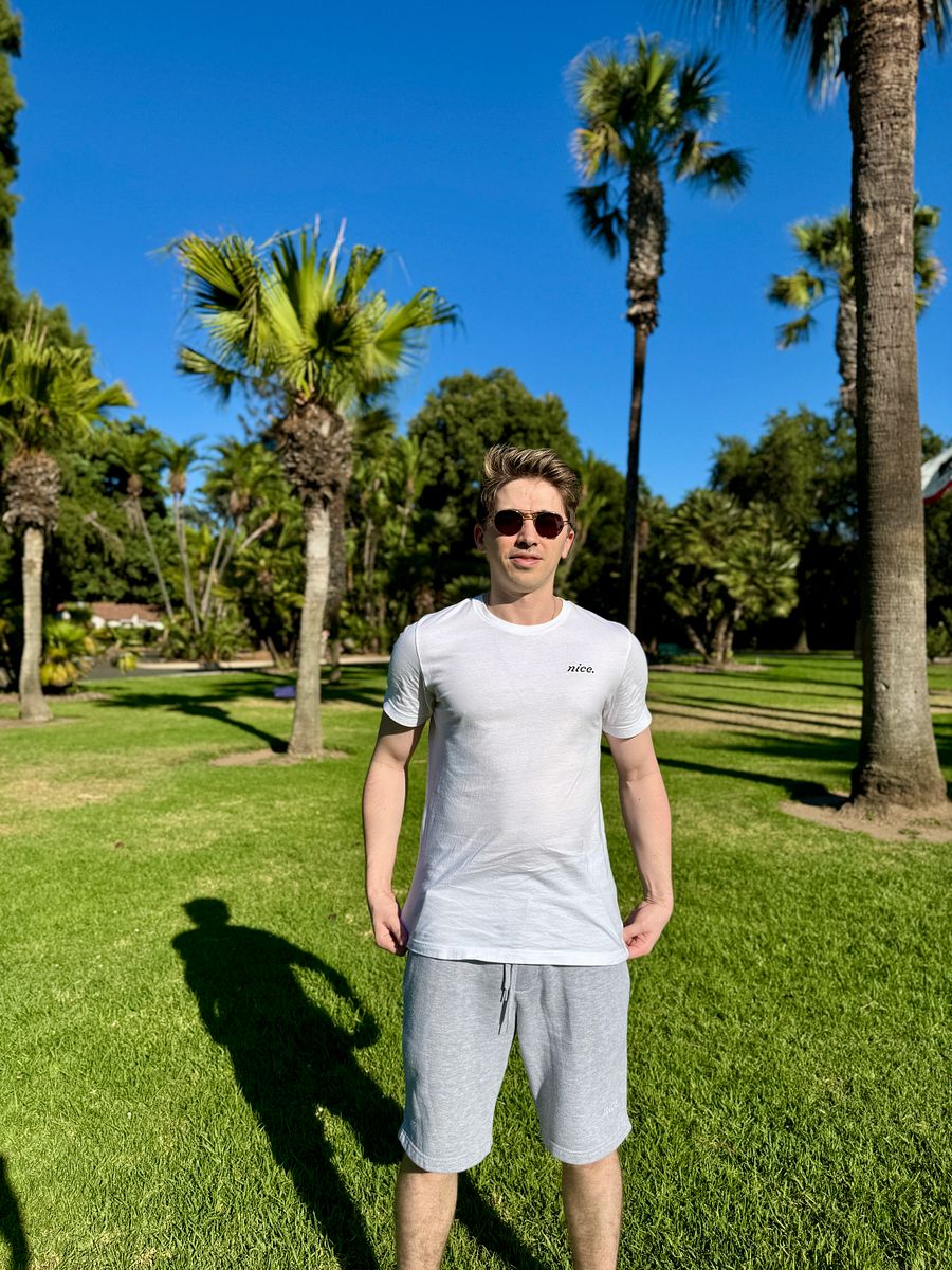Nice. Classic White Tee product image (3)
