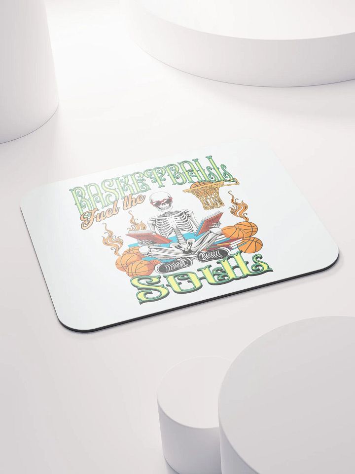 Basketball Fuel The Soul Skeletal Hoop Dreams Mouse Pad product image (2)