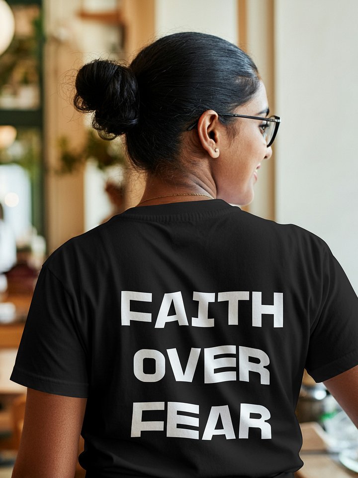 YHWH Heavyweight Tee - Bold Faith "Faith over Fear" product image (1)