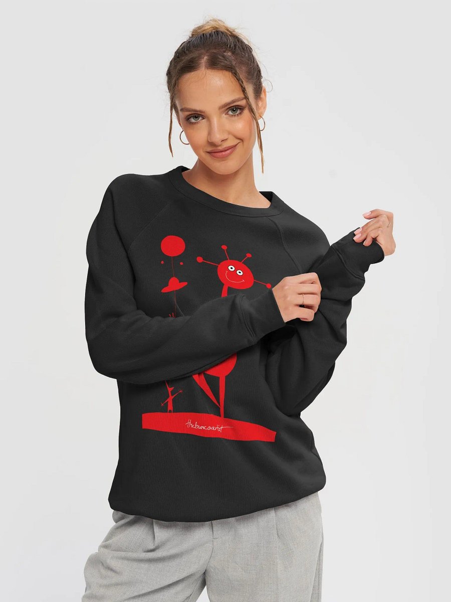 Bella+Canvas Unisex Sponge Fleece Raglan Sweatshirt product image (2)