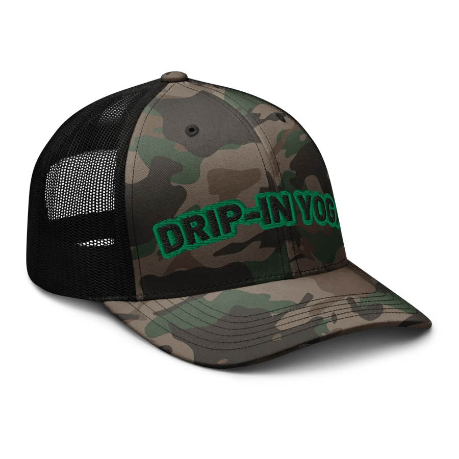 Drip-In Yoga Camo Trucker Cap product image (6)