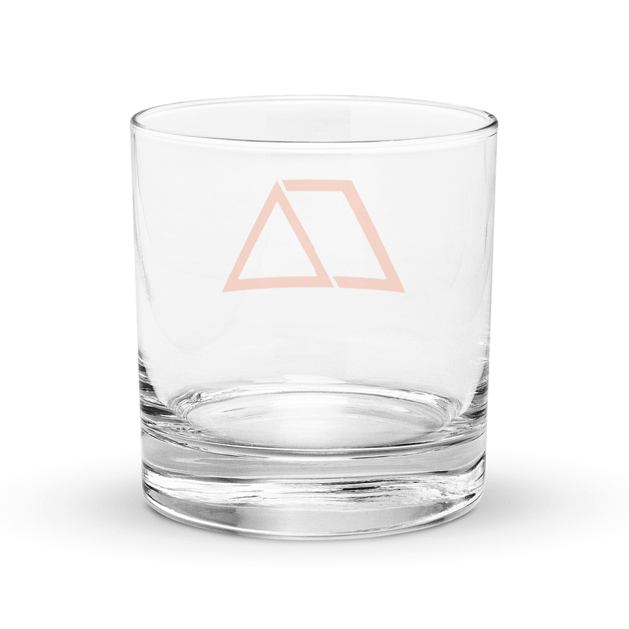 Campy Logo Orange Rock Glass product image (4)